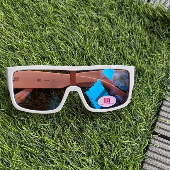 Juicy Couture White and Pink Sunglasses - Picture 1 of 7